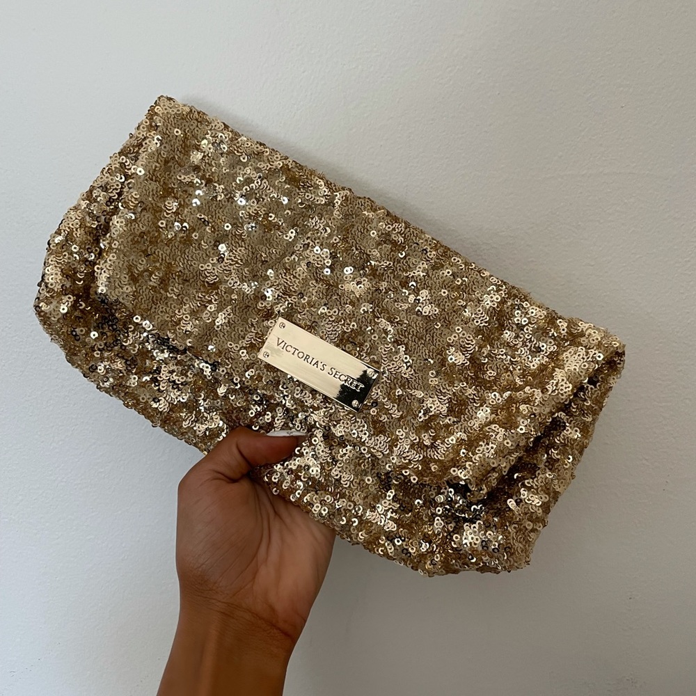 Victoria Secret Clutch - Gold